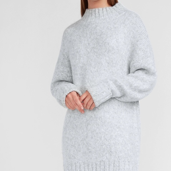 Express X You Mock Neck Sweater Dress - Picture 6 of 15